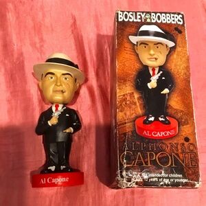 🚬 AL CAPONE MAFIA BOBBLE HEAD BOBBLEHEAD NEW BOSLEY BOBBER 🚬